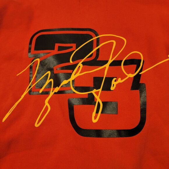 Nike Air Jordan DNA Pullover Fleece Hoodie Orange Size M CV2784-673 - Picture 10 of 10